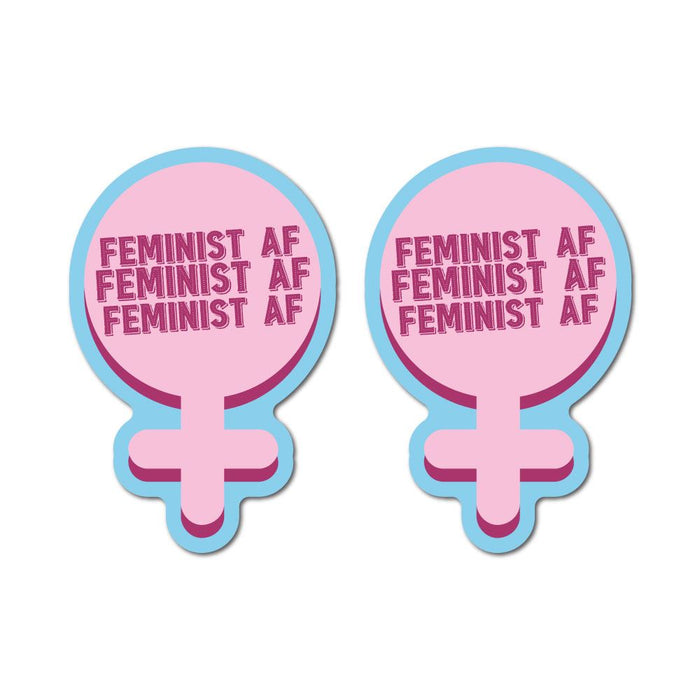 2X Feminist Af Sticker Decal