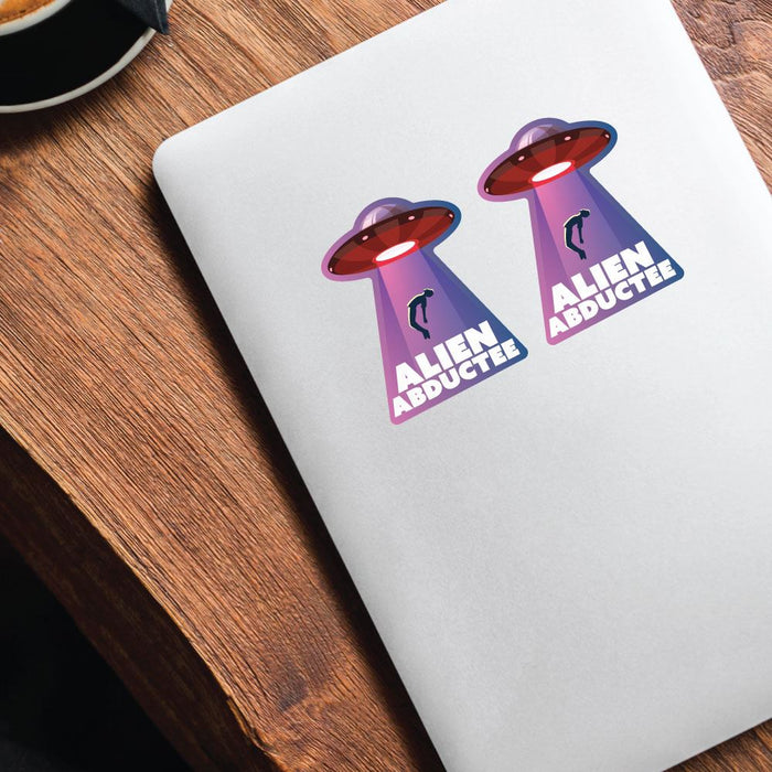 2X Alien Abductee Sticker Decal