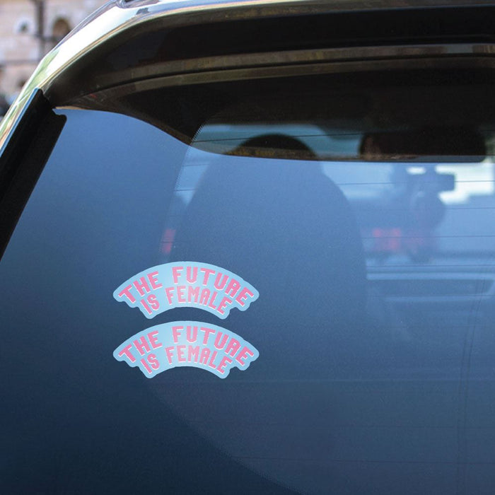 2X Female Sticker Decal