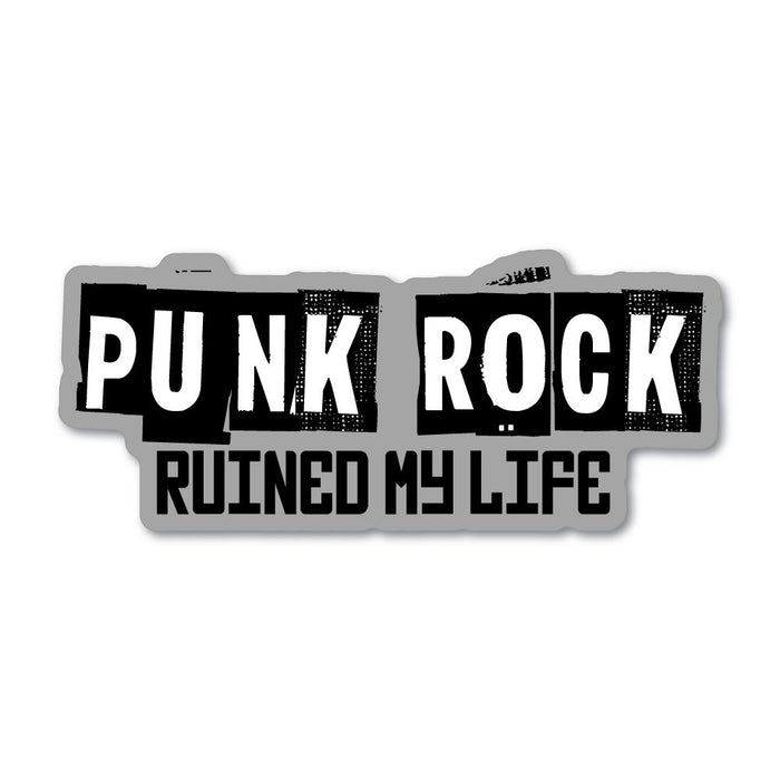 Punk Rock Ruined My Life Sticker Decal