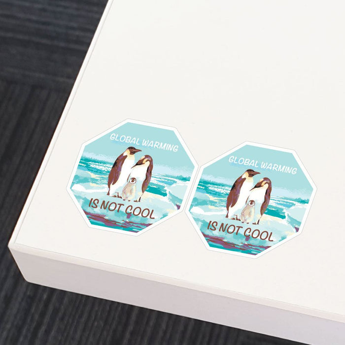 2X Global Warming Is Not Cool Sticker Decal | Environment Stickers ...