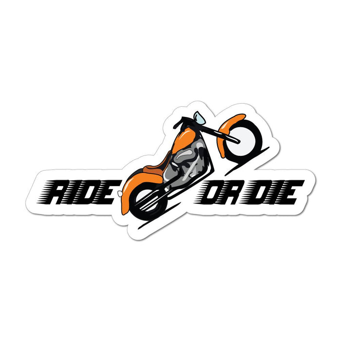 Biker Fall Ride Decals Ride Or Die Bike Life Motorbike Speed Fast Riding Biker Gang Laptop Car ...