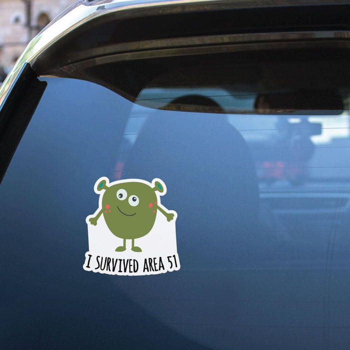 I Survived Area 51 Sticker Decal