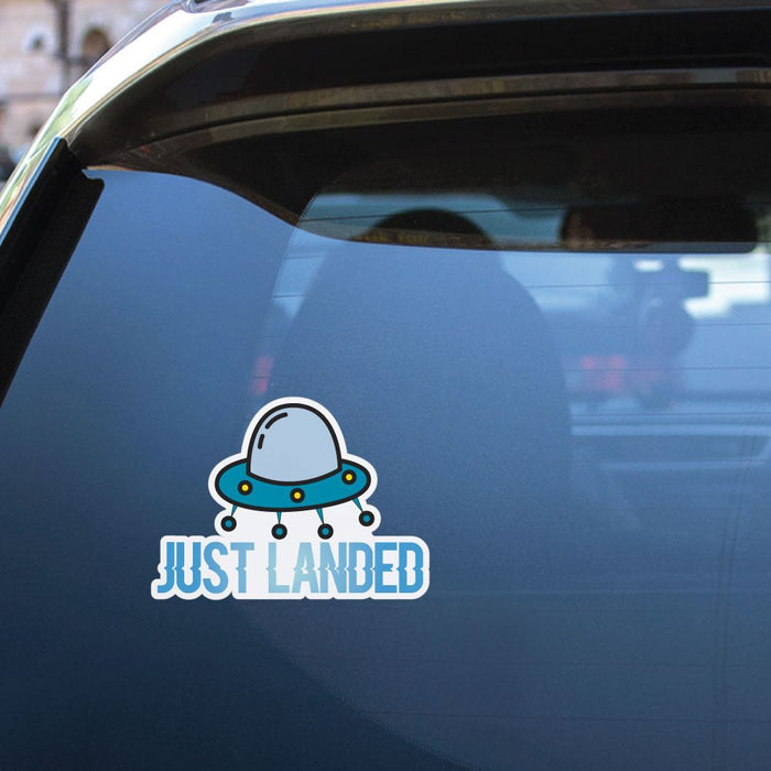 Ufo Landed Sticker Decal