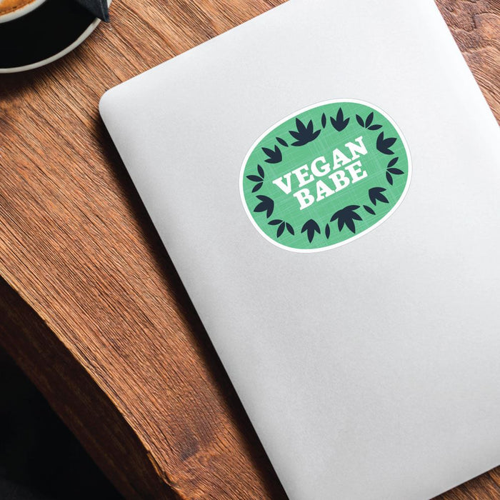 Vegan Girl Sticker Decal