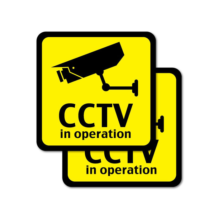 Cctv In Operation Surveillance Stickers Decal