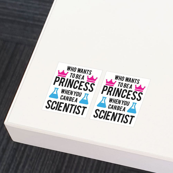 2X Scientist Sticker Decal