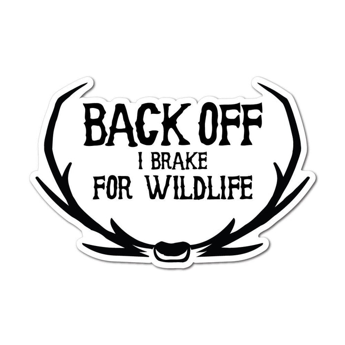 Back Off Sticker Decal