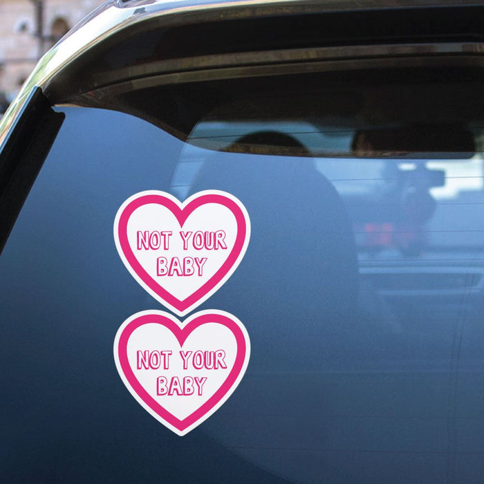 Not Ur Baby X2 Sticker Decal