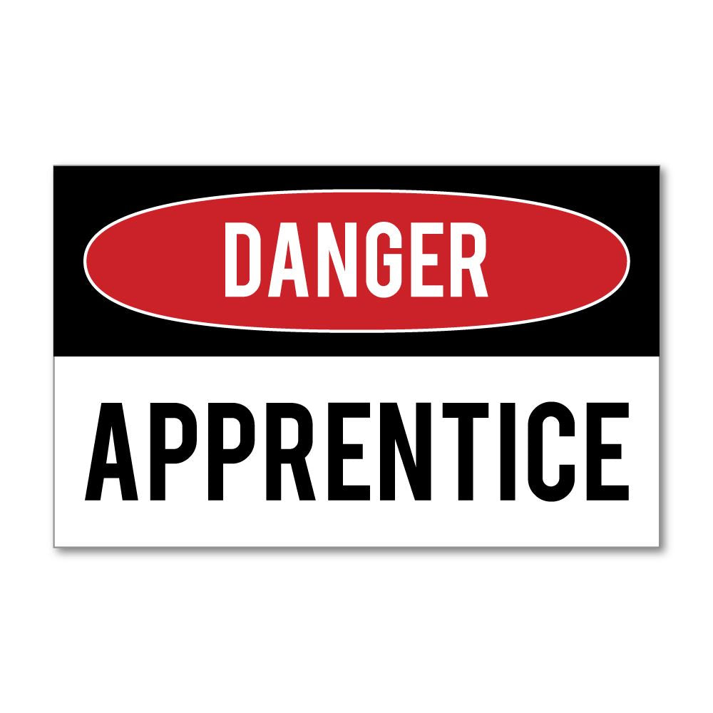Apprentice Sticker Decal | Signs Stickers - Sticker Collective