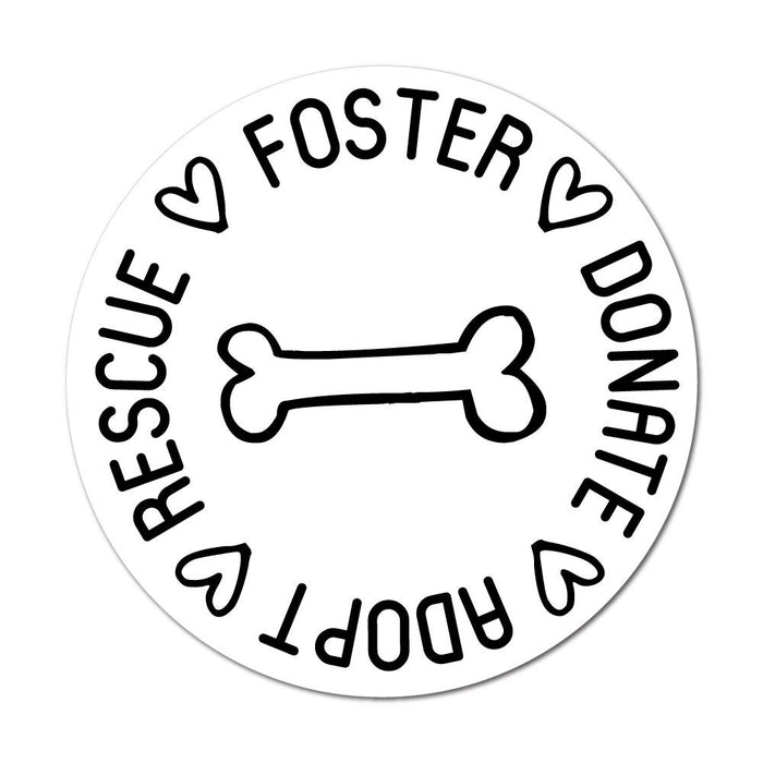 Adopt Rescue  Sticker Decal
