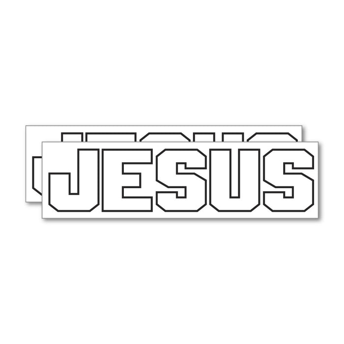 2X Jesus Sticker Decal