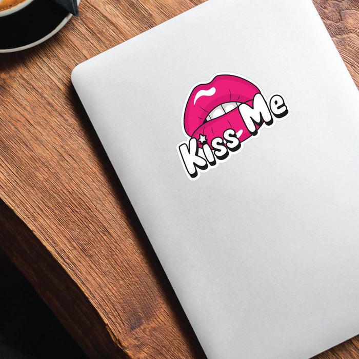 Kiss Me  Sticker Decal