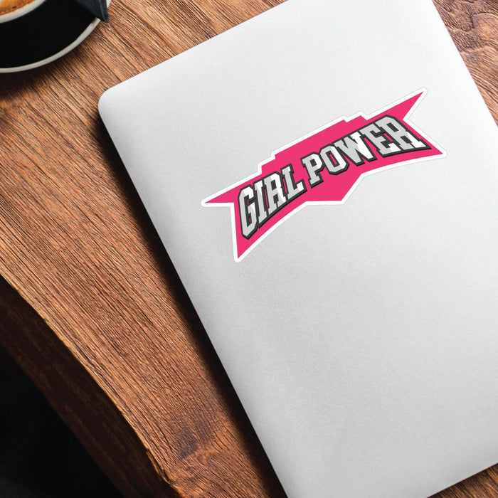 Girl Power Badge Sticker Decal