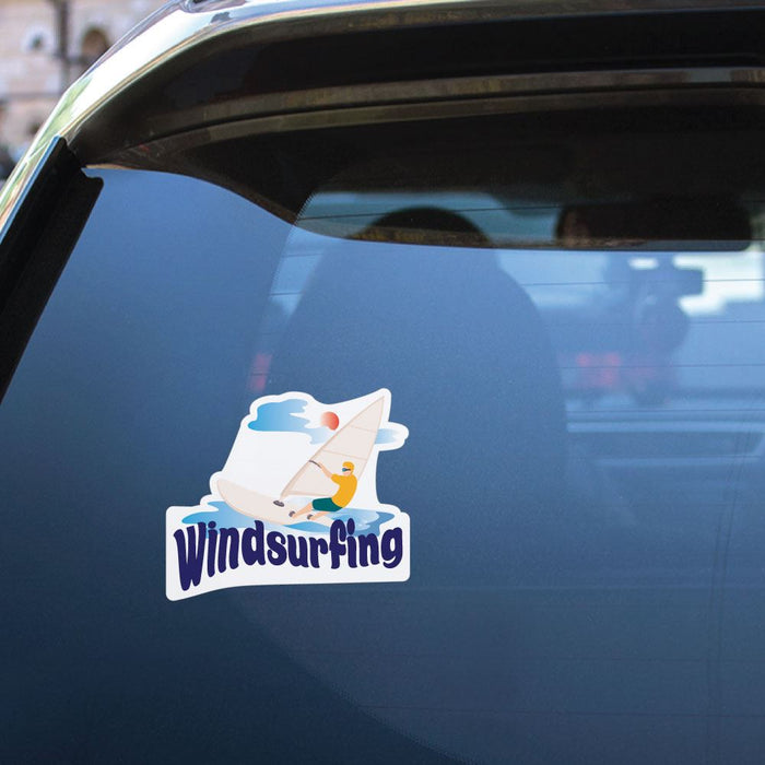 Windsurfing Sticker Decal | Sport Stickers - Sticker Collective