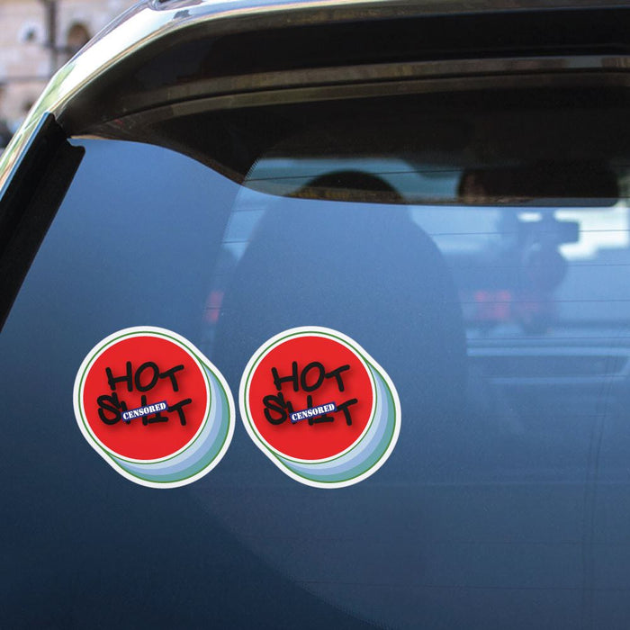 2X Hot Sht Sticker Decal