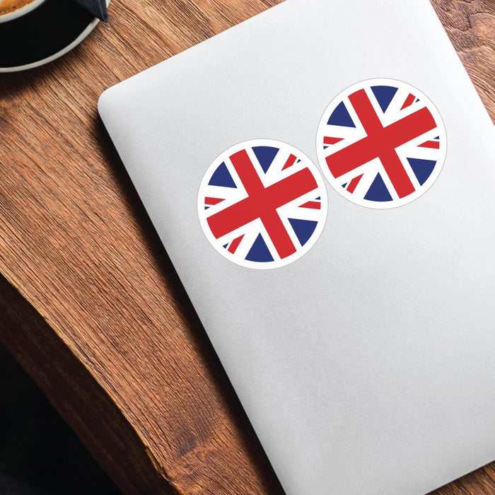 British Flag X2 Sticker Decal