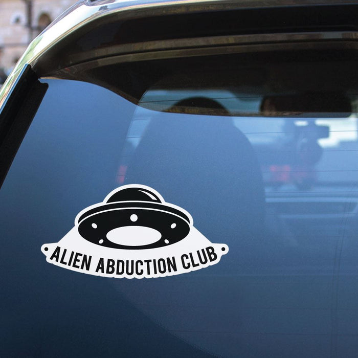 Alien Abduction Club Sticker Decal