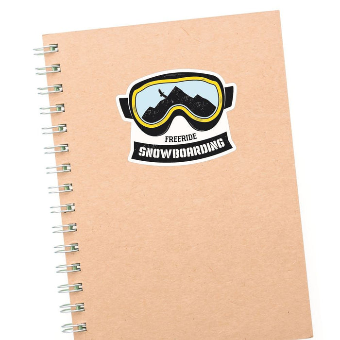 Freeride Snowboarding Sticker Decal