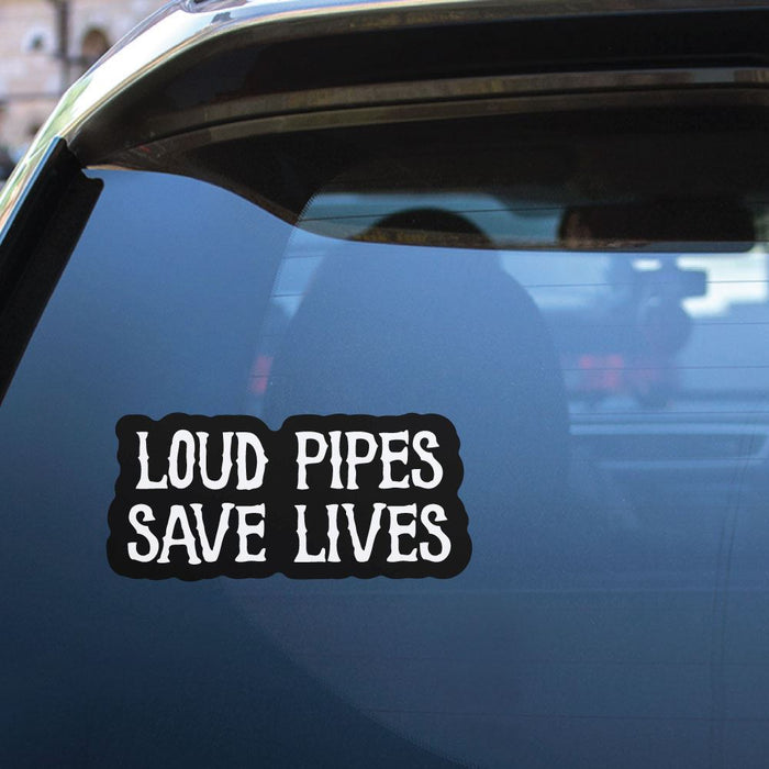 Loud Bikes Save Lives Sticker Decal