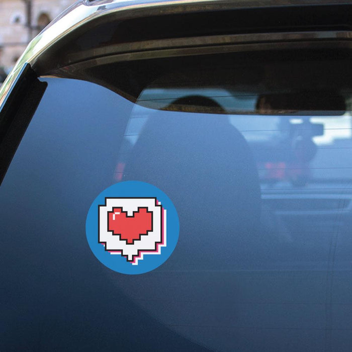 Love Heart Game Sticker Decal