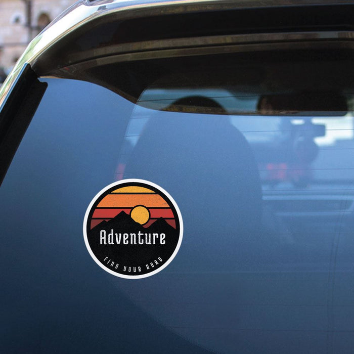 Find Your Road Adventure Sticker Decal