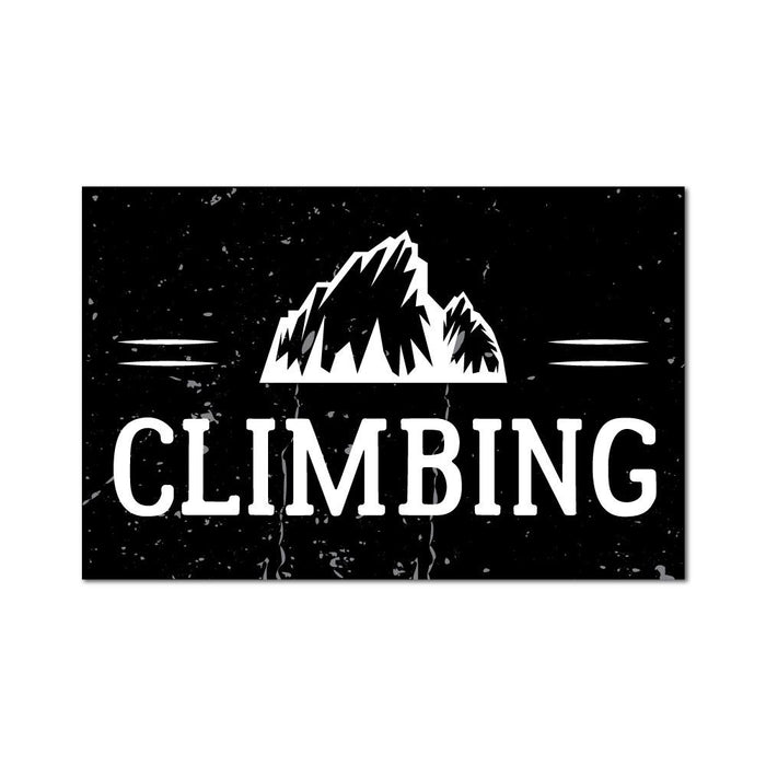 Mountain Climbing Sticker Decal