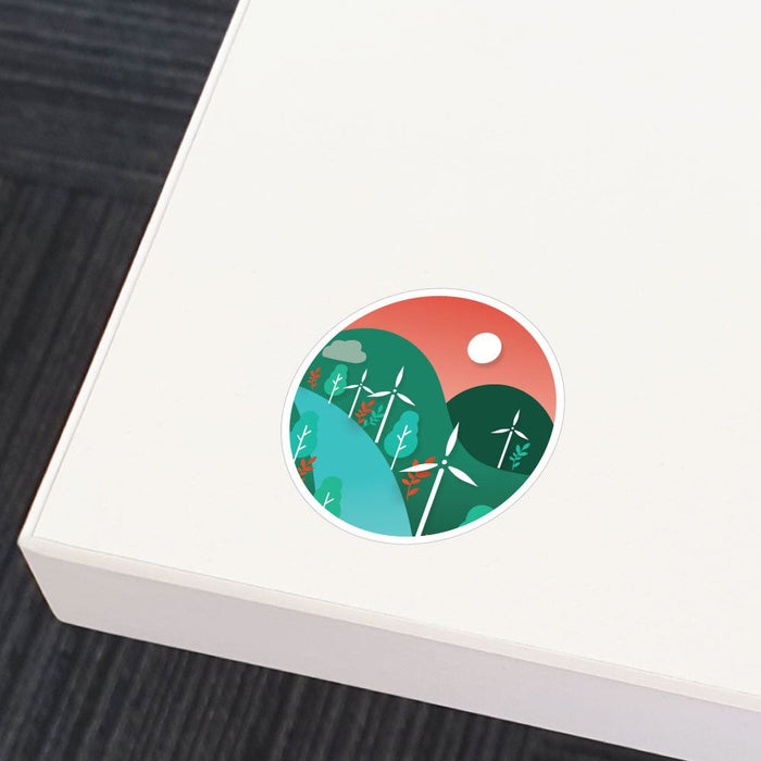 Windmills Sticker Decal