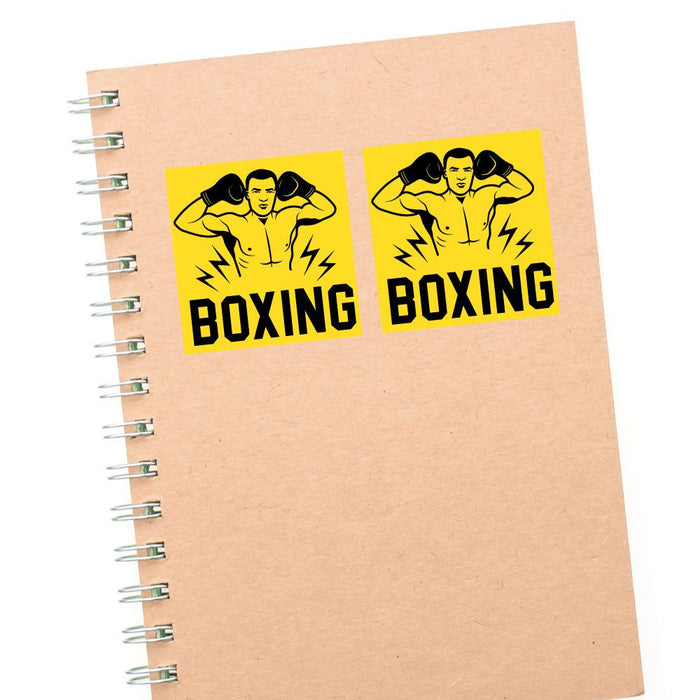 2X Boxing Sport Sticker Decal