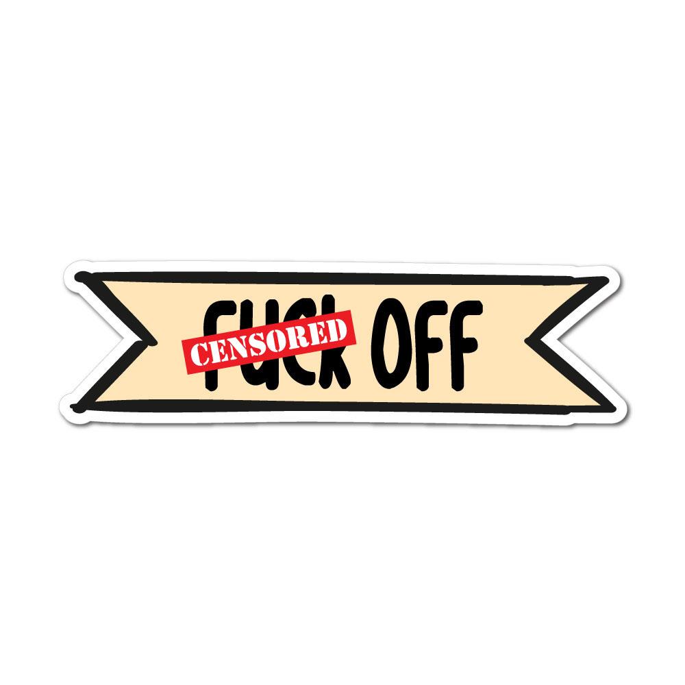 Fun Sticker F Off F Off Sticker Decal | Funny Stickers - Sticker Collective