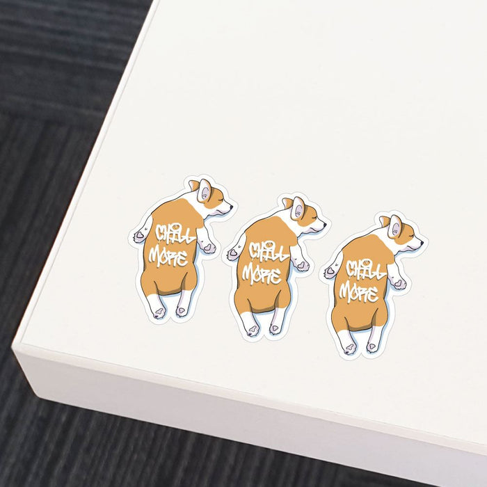 3X Chill More Sticker Decal