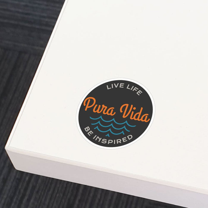 Pura Vida Live Life Be Inspired Sticker Decal