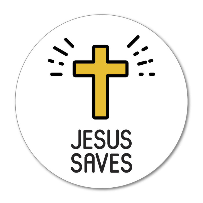 Jesus Saves Sticker Decal