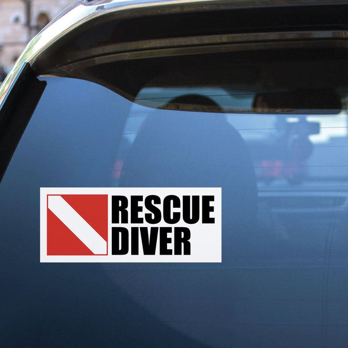 Rescue Diver Sticker Decal