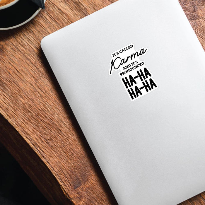 Karma Sticker Decal | Funny Stickers - Sticker Collective
