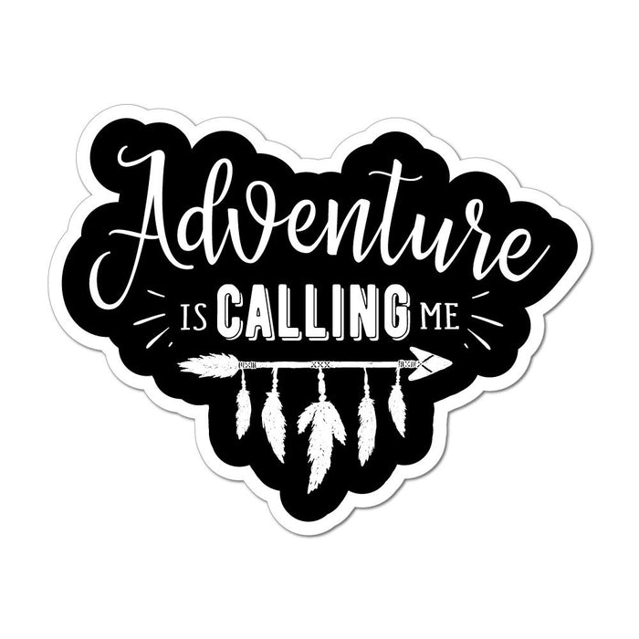 Adventure Is Calling Me Laptop Car Sticker Decal