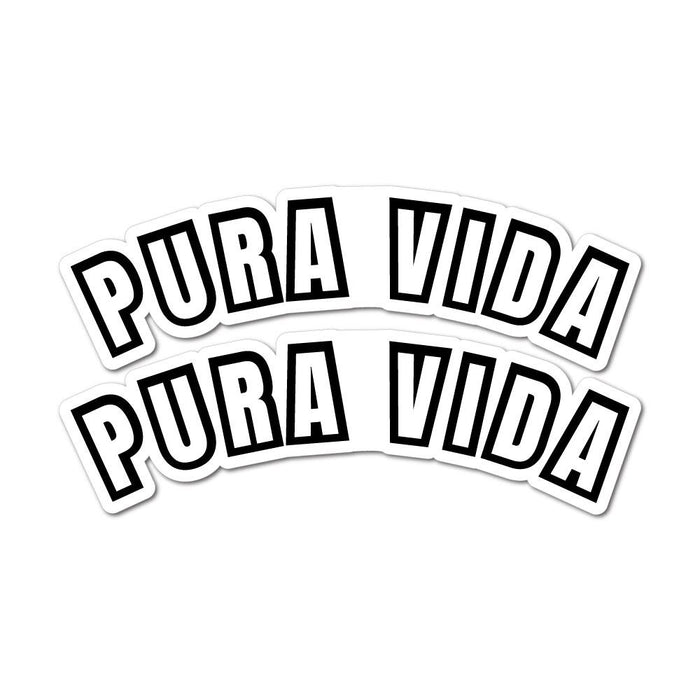 Pura Vida Costa Rica X2 Sticker Decal
