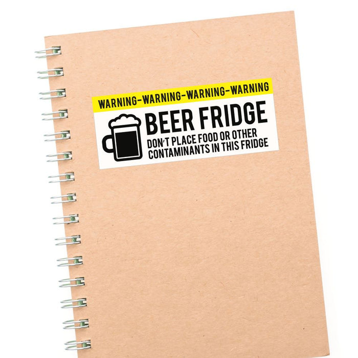 Beer Fridge Sticker Decal