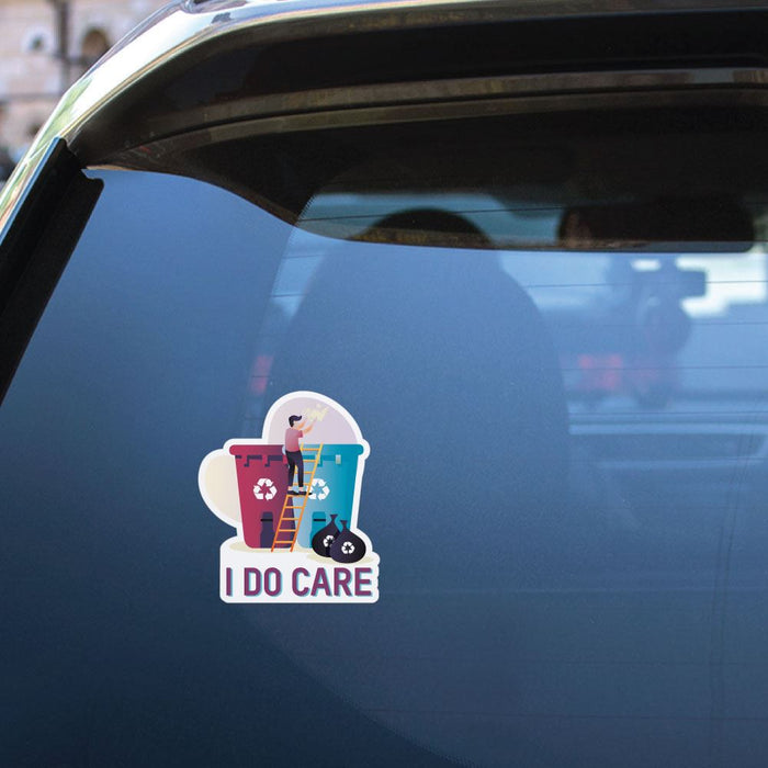 I Do Care Sticker Decal