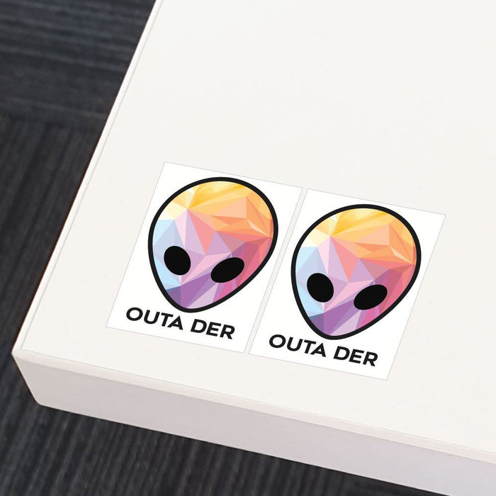 2X Outa Der Sticker Decal