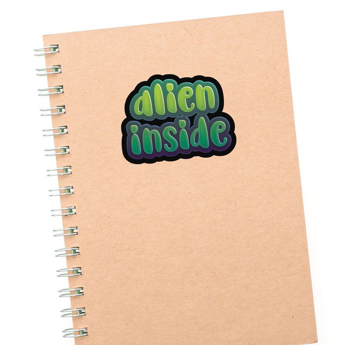 Alien Inside Sticker Decal