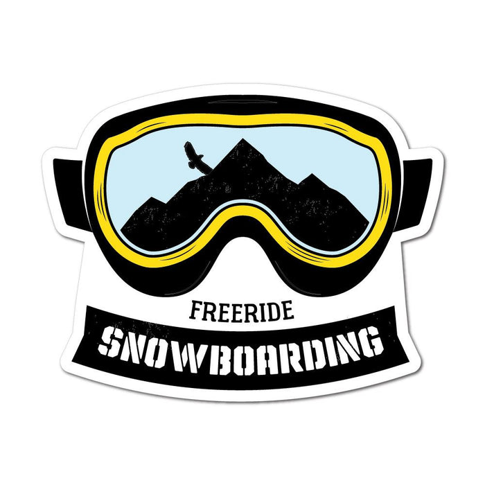 Freeride Snowboarding Sticker Decal
