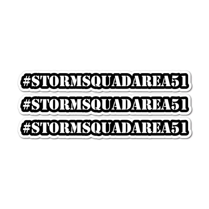 Hashtag Storm Squad Area 51 X3 Sticker Decal