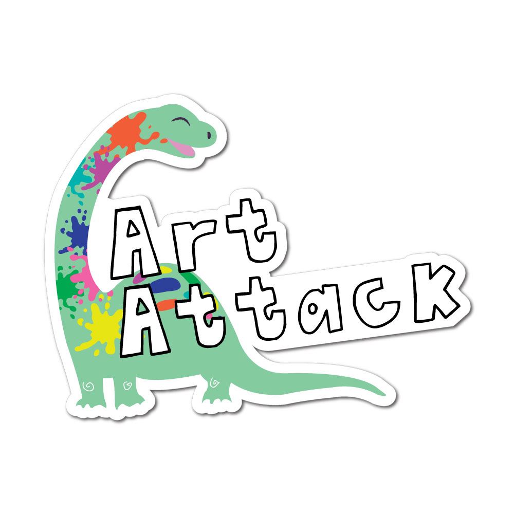 Personal Attack Sticker Art Attack Sticker Decal | Pop Art Stickers - Sticker Collective