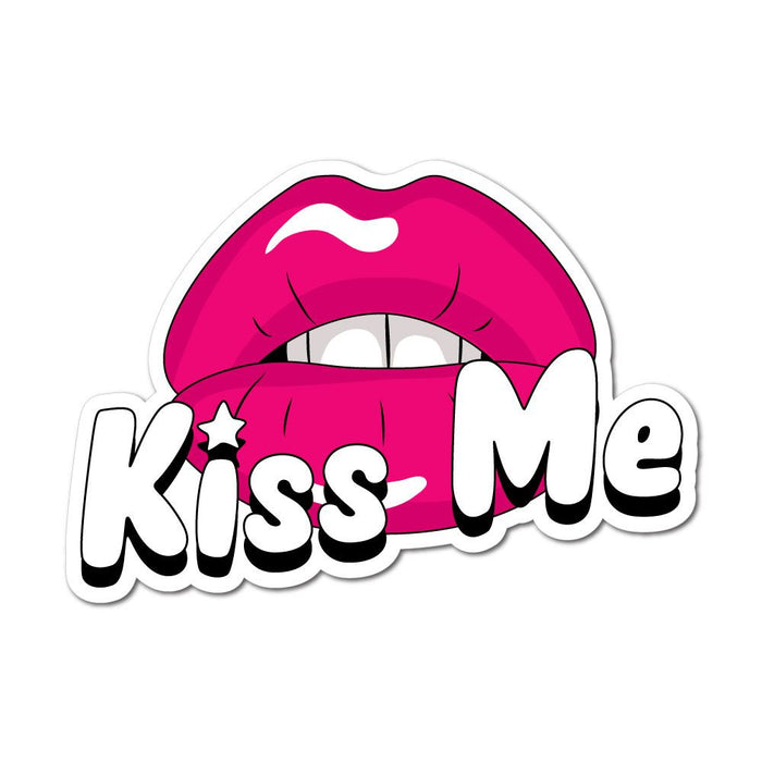 Kiss Me  Sticker Decal