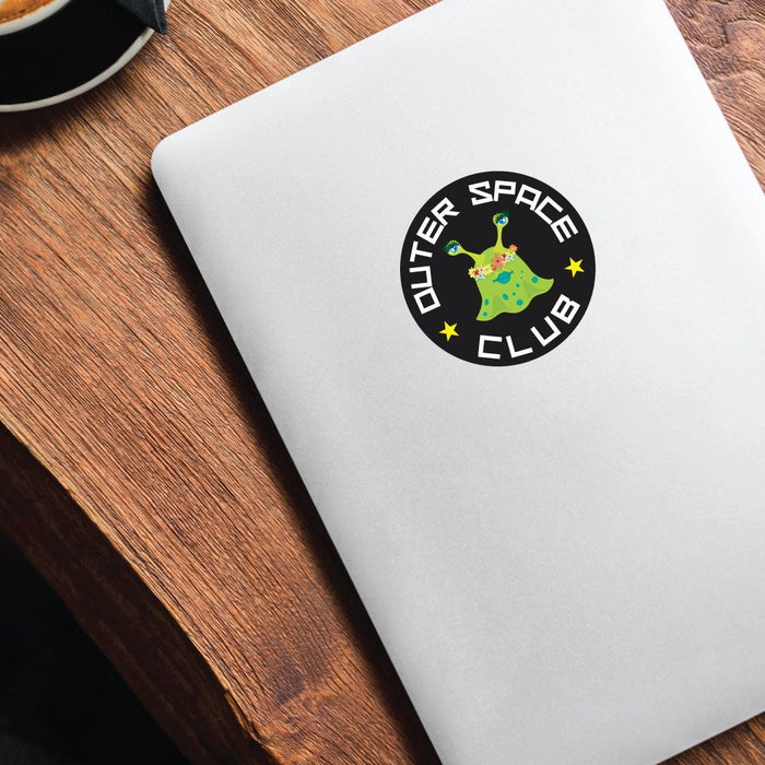 Outer Space Club Sticker Decal