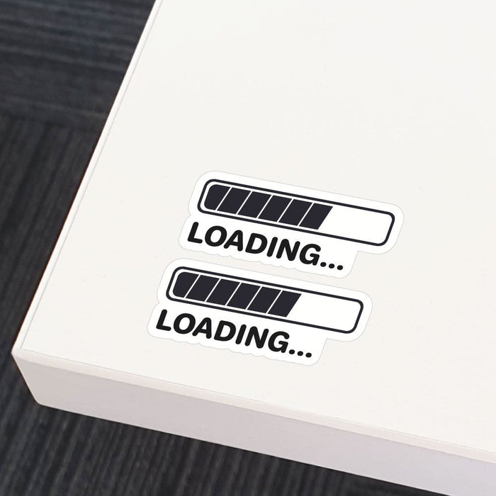 Build Loading Sticker 2X Game Loading Sticker Decal | Game Stickers - Sticker Collective