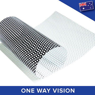 One Way Vision Perforated Printable Vinyl Vehicle Car Privacy Film  [5M X 1.37M]